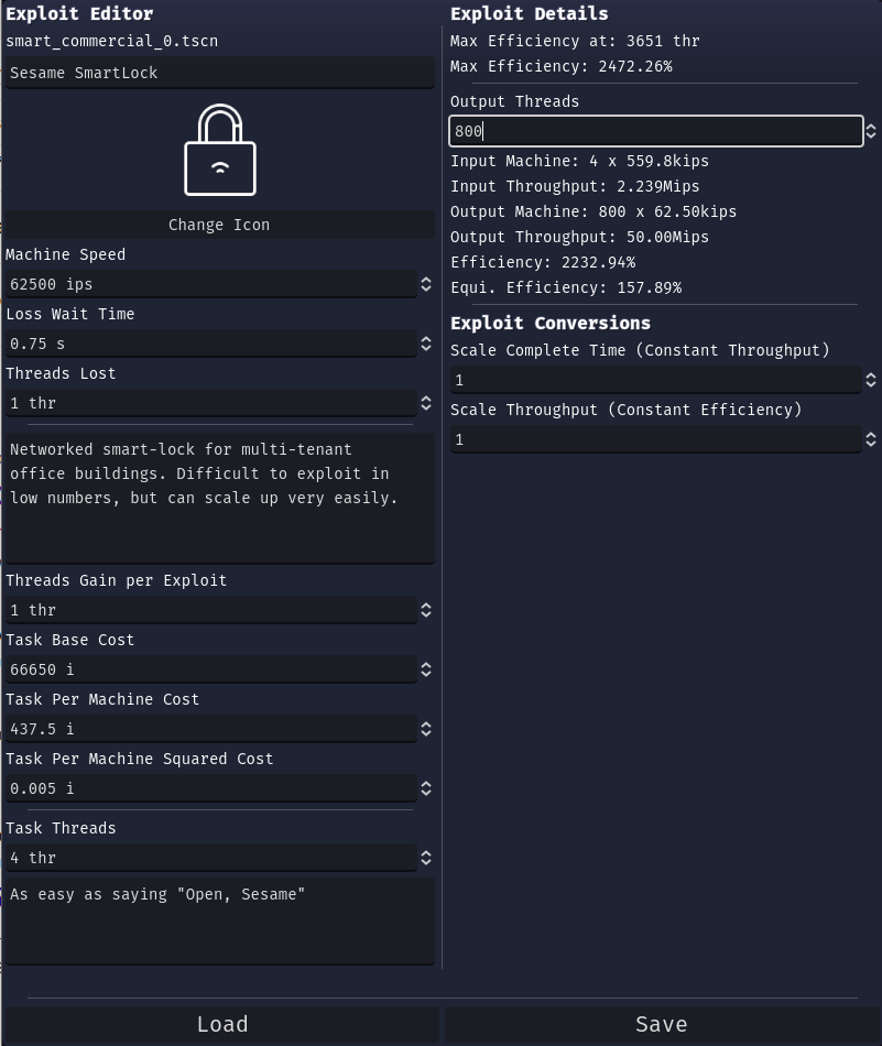 Exploit Editor for Botnet of Ares. Has similar fields to the Spreadsheet editor, but provides much more information and is significantly faster to work with.